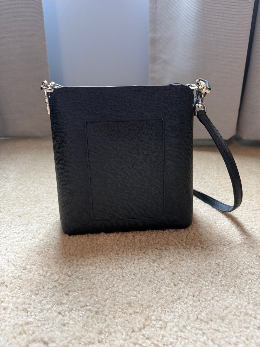 kate spade Black Pebbled Leather Crossbody with Adjustable Strap - Picture 2 of 3